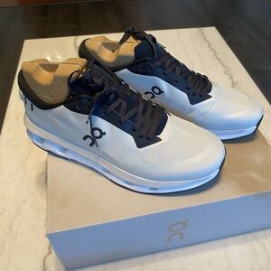 On Running Men's Cream and Black Athletic Shoes (NEW) size: 11.5